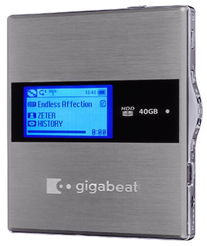 TOSHIBA HDDプレーヤー gigabeat G40 スパークリンググレー [MEG400(H