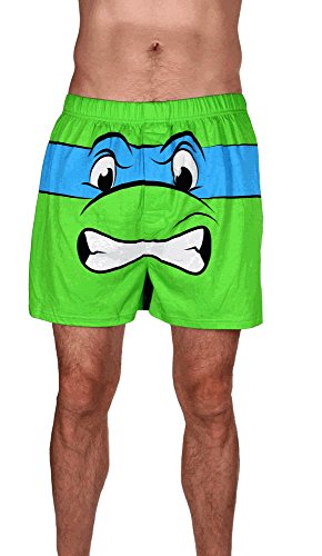 Nickelodeon Men's Leonardo Teenage Mutant Ninja Turtle Boxers
