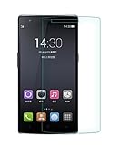 IVSO オリジナル Oneplus one 専用　強化ガラス・耐指紋、撥油性 高透過率液晶保護フィルム 反射低減タイプ 光沢表面仕様 画面保護＆指紋防止シート (1枚)