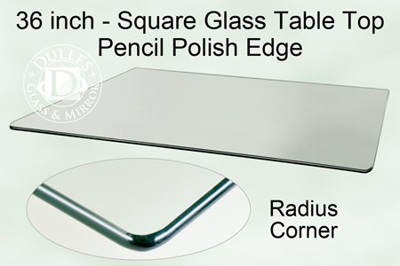 Algopix Similar Product 10 - 36 Inch Square Glass Table Top 38