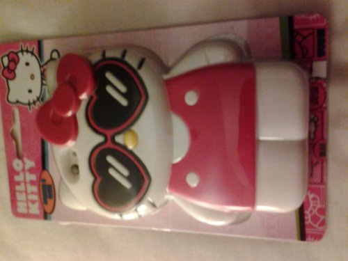 HJX Hot Pink iPhone 4/4S Lovely 3D Glasses Hello Kitty Soft Silicone Case Protective Cover Skin for Apple iPhone 4 4S 4G