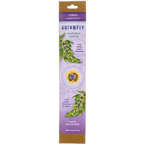 Algopix Similar Product 9 - Auromere Ayurvedic Incense Loban 10