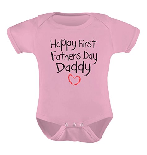

Happy First Father's Day Daddy Gift - Baby Onesie