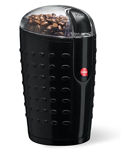 Quiseen One-Touch Electric Coffee Grinder. Grinds Coffee Beans, Spices, Nuts and Grains...