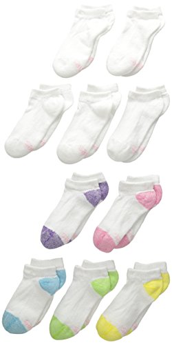 Hanes Big Girls' 20 Pack No Show Sock