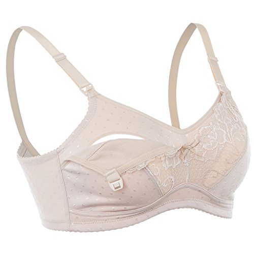 CharmLeaks Women's Maternity Nursing Plus Size Nursing Bra Padded Breastfeeding