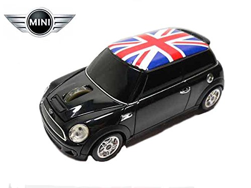 ミニクーパー mini cooper (Union Flag )イギリス国旗 無線カーマウス 2.4Ghz MINI-COPSU-BK ブラック