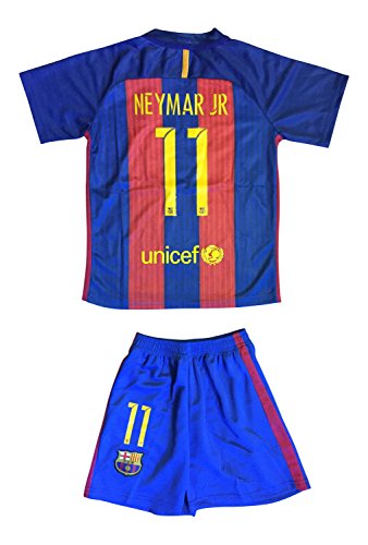 2016/2017 BARCELONA NEYMAR HOME KIDS JERSEY & SHORTS
