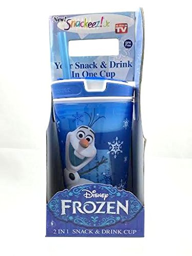 Snackeez Jr. in Blue ~ Olaf (2 in 1 Drink and Snack in One Cup)