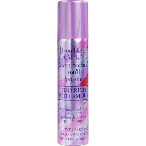 Too Rich Too Famous 2.5 oz Fragrance Body Spray
