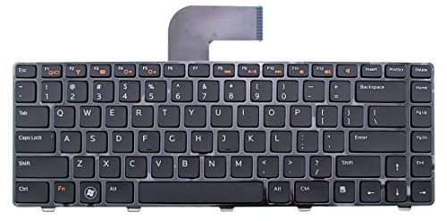 

Laptop Replacement Keyboard (with frame) for Dell PN: PK130OF1A00 PK130OF4A10 90.4IC07.C01 90.4IC07.A1D，US layout Black