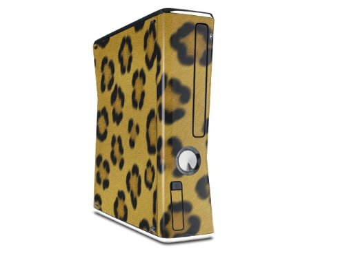 

Leopard Skin Decal Style Skin for XBOX 360 Slim Vertical