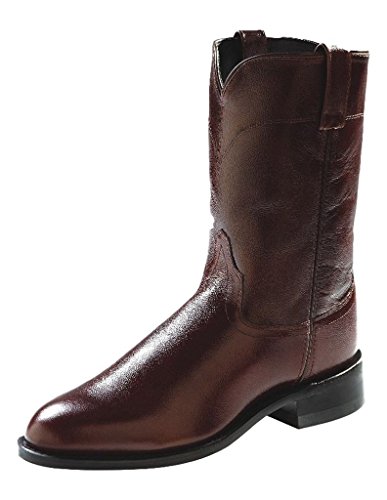 Old West Men's Leather Roper Cowboy Boot