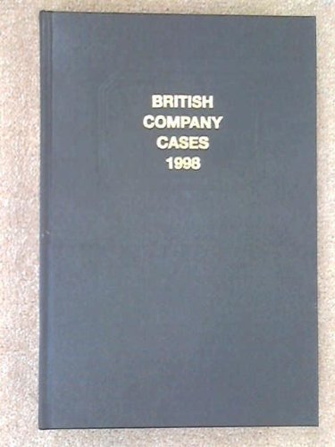 British Company Cases 1998 by unknown author