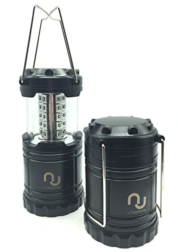 Unitedtime LED Lantern Ultra Bright Camping Lantern Water Resistant Collapsible Battery Operated lights for Camping Fishing Hiking Emergency (60LM, 30 LEDs)