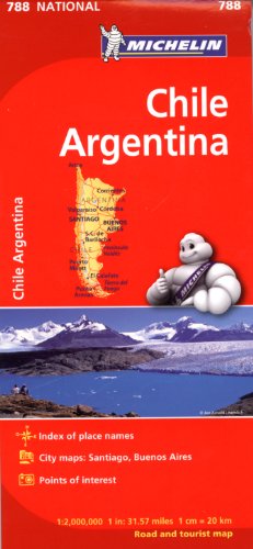 Michelin Chile/Argentina Map 788 by Michelin