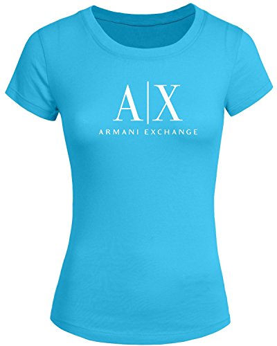 Armani Exchange For 2016 Womens Printed Short Sleeve tops t shirts