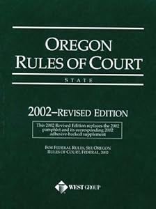 Oregon Rules of Court--State