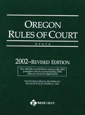 Oregon Rules of Court--State
