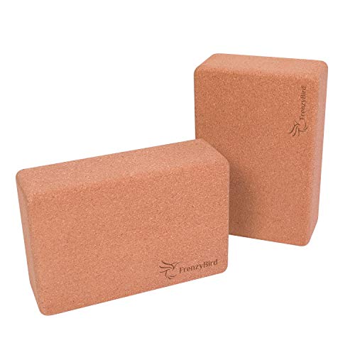 Algopix Similar Product 17 - FrenzyBird 5mm Natural Cork Yoga Mat