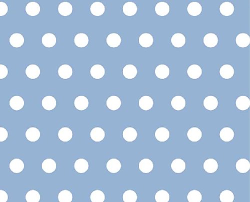 

SheetWorld Extra Deep Fitted Portable / Mini Crib Sheet - Polka Dots Blue - Made In USA
