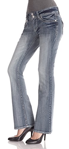 

WallFlower Juniors Embellished Luscious Curvy Bootcut Jeans