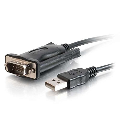 C2G / Cables To Go 26887  Trulink USB to DB9 Male Serial RS232 Adapter Cable, Black (5 Feet)
