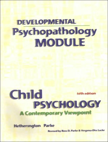 Developmental Psychopathology Module by Hetherington