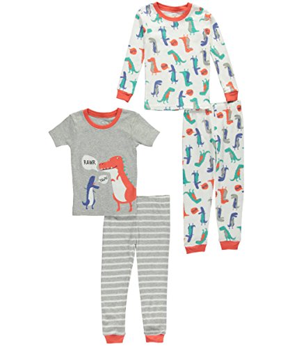 Carter's 4 Piece Dino PJ Set (Baby)