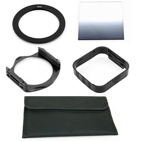 67mm Ring Adapter+Gradual ND2 Filter+Holder+Hood+4 Pocket Pouch for Cokin P NEW
