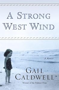A strong west wind