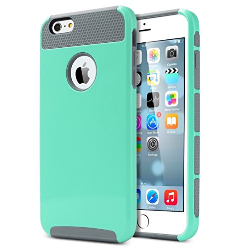 iPhone 6 Case, SGM Dual Layer Protection High Impact Hybrid Armor Case For iPhone 6 4.7 (Compatible With All iPhone 6 4.7