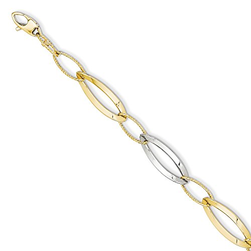 Algopix Similar Product 13 - Core Gold 14k Twotone Polished and