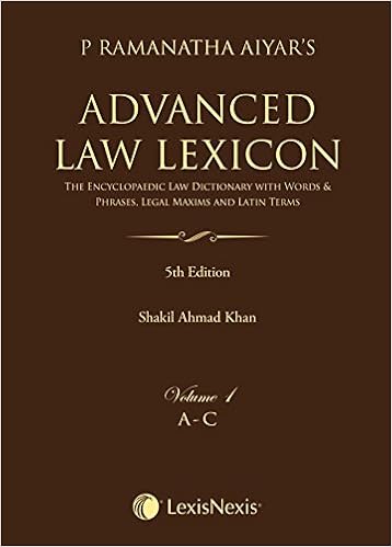 P Ramanatha Aiyar's Advanced Law Lexicon