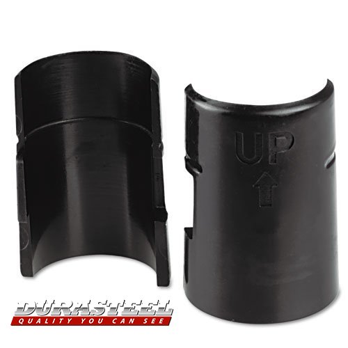 Plastic Shelf Shelving Lock Clips 24 Pairs 6 Packs Black Office