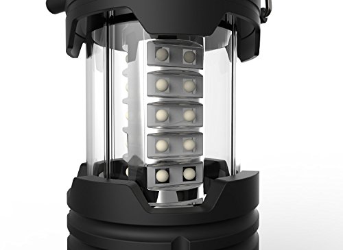 Portable LED Camping Lantern, Lemontec water resistant Ultra Bright 30 LED Lantern for Hiking, Emergencies, Hurricanes, Outages, Storms, Camping (3 AA Batteries) - Image 4