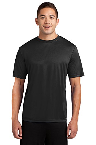 Dri-Tek Men's Big & Tall Short Sleeve Moisture Wicking Athletic T-Shirt