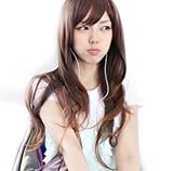 Pretty Girls' Natural Straight Synthetic Hair Wig (Model: Jf010261) (Light Brown)