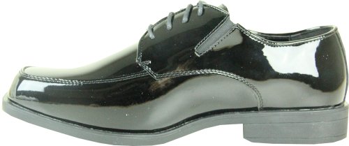 

VANGELO Men Tuxedo Shoe TUX-7 Fashion Moc Toe with Wrinkle Free Material