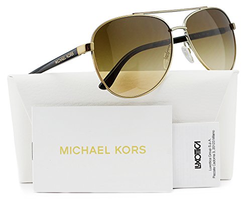 Michael Kors MK5007 Hvar Sunglasses Gold Tortoise w/Brown Gradient (1044/2L) MK 5007 10442L 59mm 