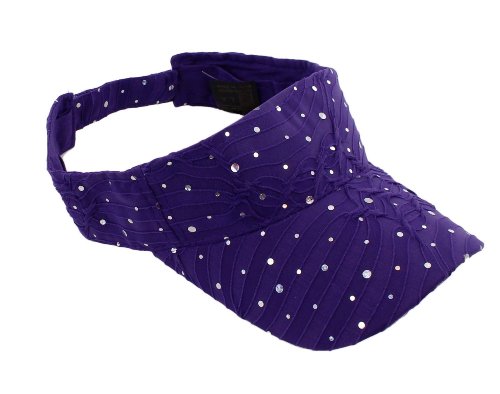 Women's Glitter Sequin Visor Hat