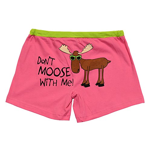 Lazy One Women's Don't Moose with Me Junior PJ Boxer