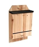 Nature's Way Bird Products CWH6 Triple Chamber Cedar Bat House, 20.5 by 12 by 5-Inch