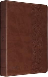 ESV MacArthur Study Bible (Natural Brown/Woodcut design)