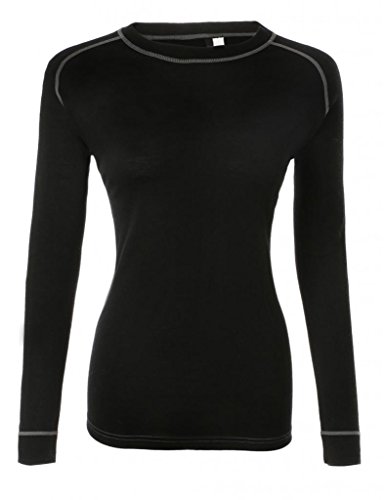 Sportown®Women's Odor-resistant Merino Wool Base Layer Top Sports Shirt