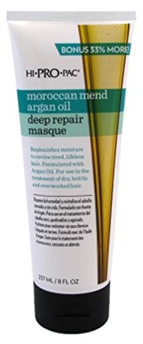 Hi-Pro-Pac Moroccan Argan Oil Deep Repair Masque 8oz Bonus (3 Pack)