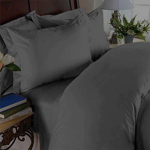 

Elegant Comfort 1500 Thread Count Wrinkle & Fade Resistant Egyptian Quality Ultra Soft Luxurious 4-Piece Bed Sheet Set, Queen, Gray