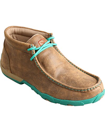 Twisted X Women's Turquoise Driving Mocs - Wdm0020