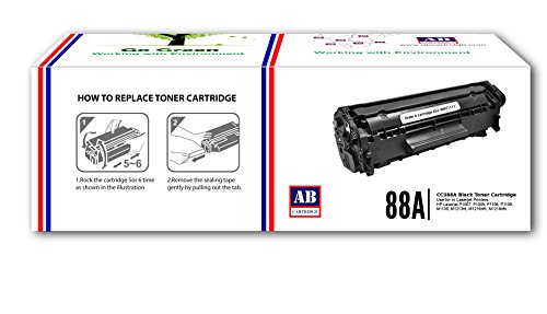 AB Cartridge 88A/CC388A Compatible Black Toner Cartridge for HP Printers Buy AB Cartridge 88A/CC388A Compatible Black Toner Cartridge for HP Printers from Amazon.in!