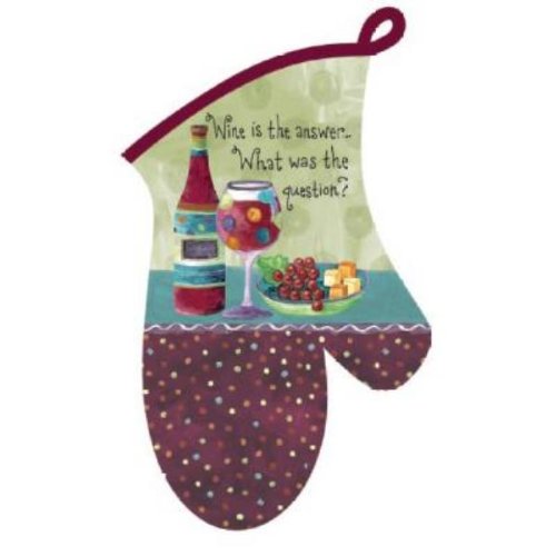

Wine is the Answer Oven Mitt